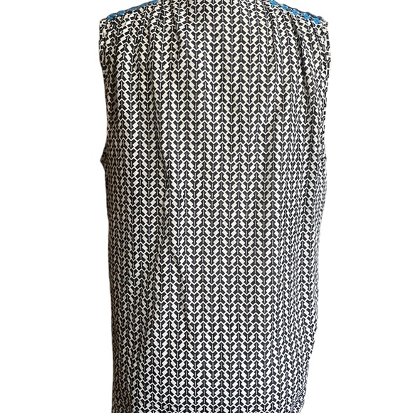 J Crew embroidered silk blend sleeveless top - Picture 5 of 13